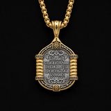 Handmade S925K Silver Madonna Holding Child Necklace
