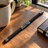 Walk by Faith – Men’s Braided Christian Cross Bracelet | A Meaningful Gift of Faith