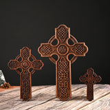 Celtic Cross Wood carving - BGCOPPER