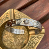 Mayan wisdom double pupil point tribal totem bracelet non alpine rung high bridge cross bracelet - BGCOPPER