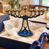 Holy 9-Branch Christian Menorah: Emblem of Divine Light and Devout Faith
