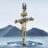 BGCOPPER S925K Silver Crucifix of Jesus Christ: A Timeless Masterpiece of Faith and Art - BGCOPPER