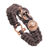 Spartan Handmade Braided Rope Bracelet - BGCOPPER