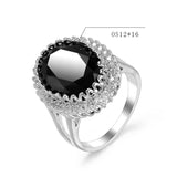 Women's Zirconia Gemstone Handmade Ring - BGCOPPER