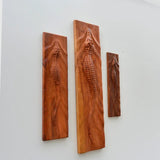 Crocodile Wall Mounted Wooden Wall Art - BGCOPPER