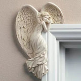 Door Frame Decor, Angel Wing Sculpture, Simple Angel Craft, New Outdoor Statue, 2023 Home Figure, Best Living Room Art, Unique Gift...