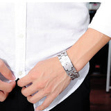 Men's Stainless Steel Cross - Bible Bracelet - BGCOPPER