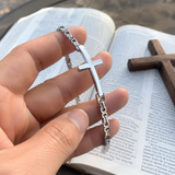 Vintage Rock Gothic Cross Bracelet