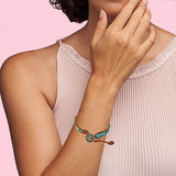 Natural Turquoise Hand-Woven Bracelet|Chakra Balancing/Energy Healing Guardian Jewelry - BGCOPPER