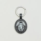 Virgin Mary Miraculous Medal Zinc Alloy Necklace - BGCOPPER