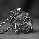 Wolf Head Steel Titanium Personalized Men's Necklace - BGCOPPER