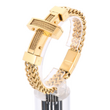 Men’s Stainless Steel Cross Chain Bracelet – Bold Christian Faith & Strength Jewelry