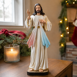 Divine Mercy Jesus Resin Statue – A Sacred Symbol of Faith, Grace & Protection
