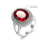 Women's Zirconia Gemstone Handmade Ring - BGCOPPER