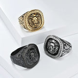 Men's Lion Stamp Ring - BGCOPPER