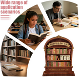 Vintage Book Reading Counter | Mark Your Reading Journey with a Warm Touch