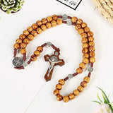 (Only $9.90 before Christmas) St. Benedict's Cross Exorcism Rose Necklace - BGCOPPER