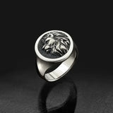 Stylish Lion Round Stainless Steel Men's Ring - BGCOPPER