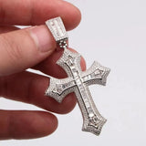 Luxury CZ Stone Cross Necklace - BGCOPPER
