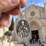 St Peter Necklace/the patron saint of net makers, boat builders ,fishermen, locksmiths, shoemakers and foot patients