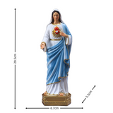 Our Lady of the Sacred Heart Resin Statue: A Gentle Companion of Love and Faith - product view