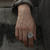 Archangel Michael S925K Silver Ring - BGCOPPER