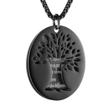 Tree of Life Prayer Stainless Steel Necklace – Growth, Faith & Courage