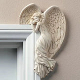 Door Frame Decor, Angel Wing Sculpture, Simple Angel Craft, New Outdoor Statue, 2023 Home Figure, Best Living Room Art, Unique Gift For Her - BGCOPPER