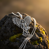 S925K Silver Saint Michael Pendant: Courage in the Heart