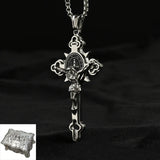St. Benedict Exorcism Cross Necklace - Bless you and your family - BGCOPPER