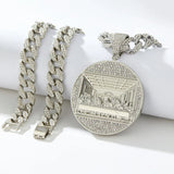 The Last Supper 18-inch Cuban Pendant Necklace - BGCOPPER