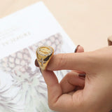 Our Lady of Guadalupe Titanium Ring - BGCOPPER