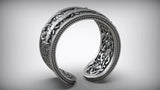 The Last Supper 925K Sterling Silver Open End Adjustable Ring - BGCOPPER