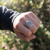S925K Silver Our Lady of Guadalupe Ring