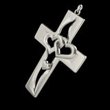 Valentine's Day Exclusive S925K Silver Cross Pendant: A Radiant Token of Love and Faith - BGCOPPER
