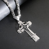 Triple Stainless Steel Cross Necklace - BGCOPPER