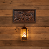 Fisherman Wall Decor - Wood Plank Wall