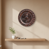 Fu Disc - Beige Wall Minimalist Bamboo