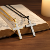 Gold Black Cross - Bible Candlelight