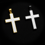 Gold Black Cross - Macro