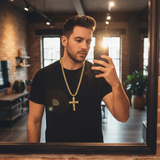 Gold Crucifix - Lifestyle Wear