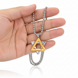 Gold Star - Hand Hold White