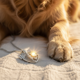 Golden retriever paw - pet memorial emotional