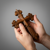 Hands close-up optimal angle