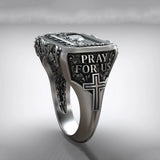 New Titanium Steel Jesus Christ Last Supper Signet Ring - BGCOPPER