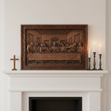 Last Supper - Fireplace Mantel Candles