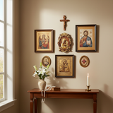 Living room gallery wall
