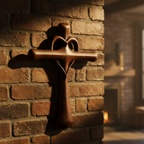 Love Cross - Brick Wall