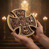 Maltese Cross - Hands Church Candlelight