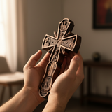 Orthodox Cross - Hands Prayer